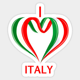 I love ITALY Sticker